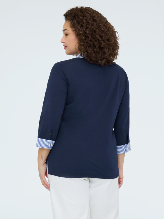 Fiorella Rubino Fiorella Rubino T-shirt G04UL008931N0Z4 Blu A-Line Fit