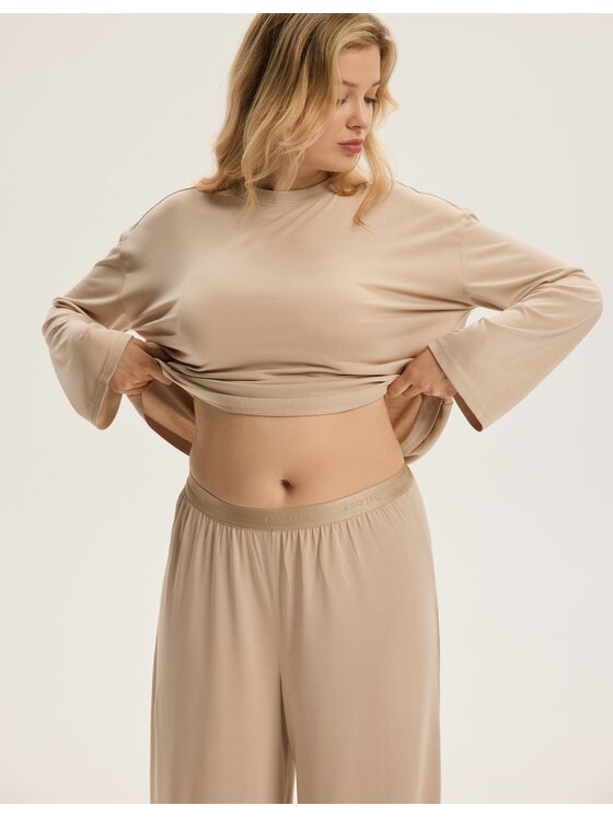 Esotiq Esotiq Bluzka 43913 Żółty Regular Fit