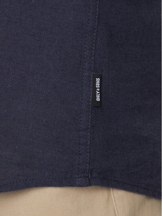 Only & Sons Only & Sons Košulja Caiden 22012321 Tamnoplava Slim Fit