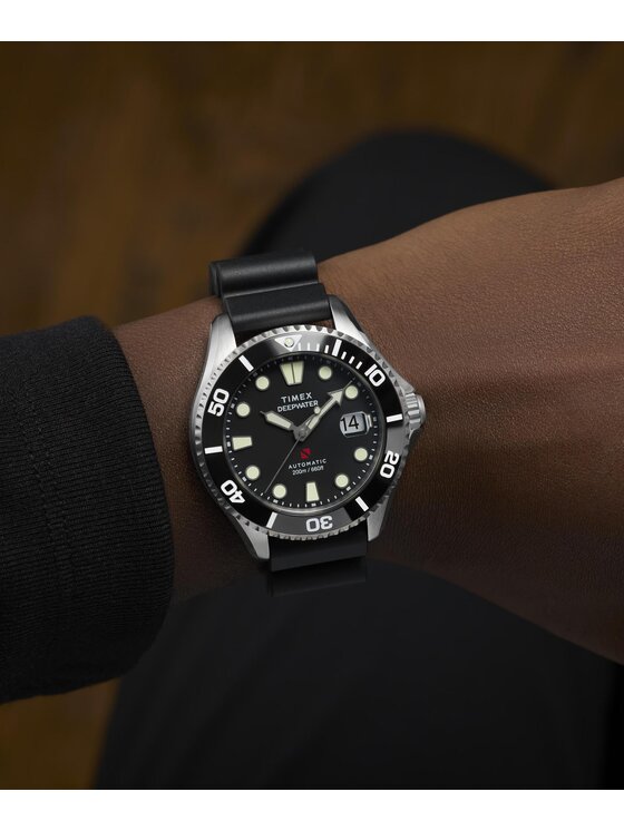 Timex Timex Zegarek TW2Y40000 Czarny