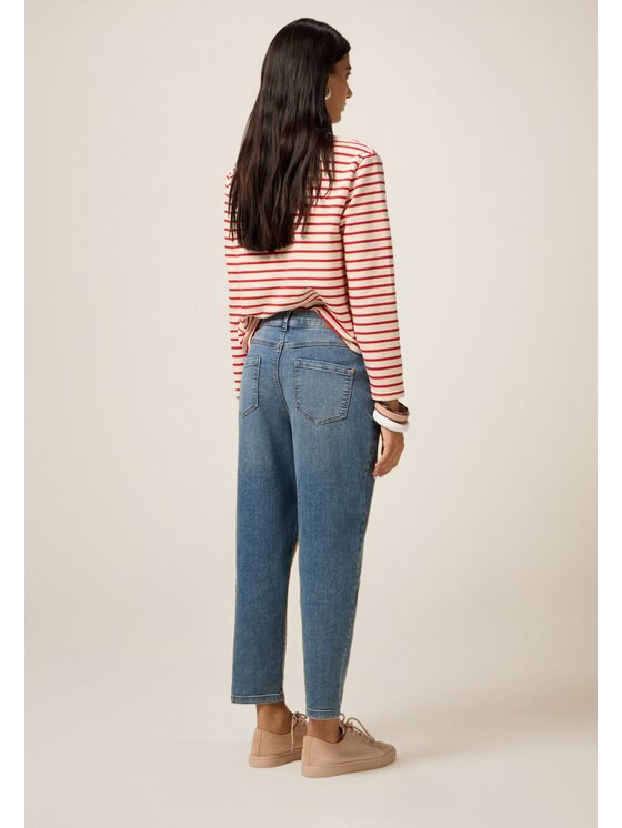 Oltre Oltre Jeans P579R108582N024 Turchese Boy Fit