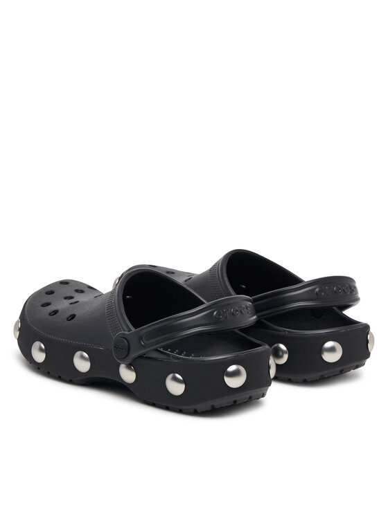 Crocs Crocs Ciabatte Classic Big Studded Clog 214236 Nero