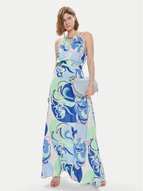 Gaudi Gaudi Letné šaty 411FD15019 Modrá Regular Fit