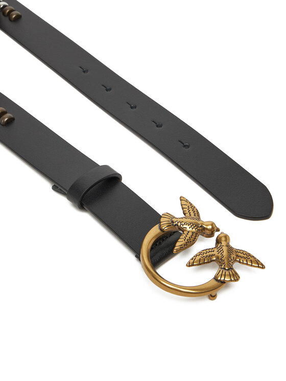 PINKO PINKO Moteriškas Diržas Love Berry H3 Belt 20251 PLT01 100125 A2CB Juoda