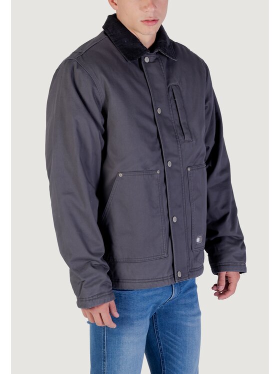 Tommy Jeans Tommy Jeans Bomber TJM TWILL CHORE JACK Grigio Casual Fit