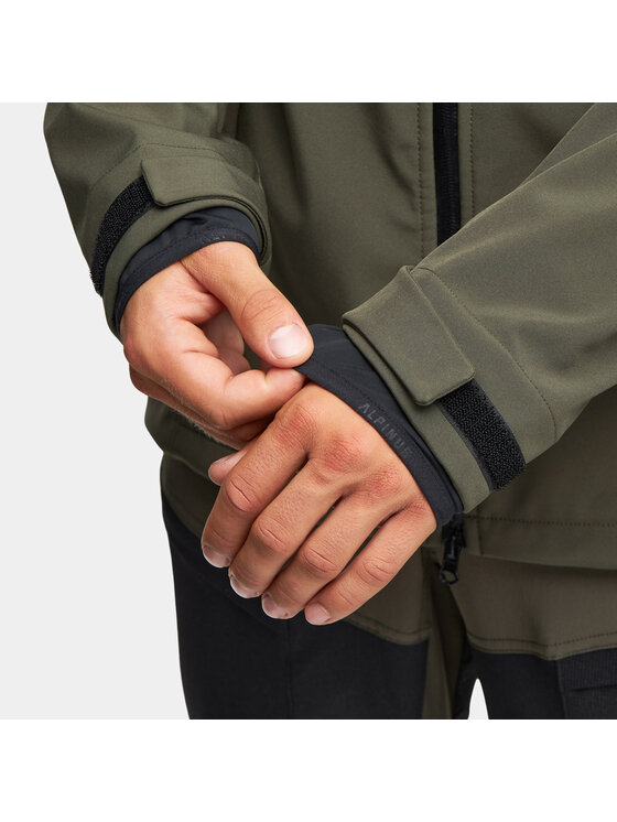 Alpinus Alpinus Kurtka softshell Roignais Khaki Regular Fit