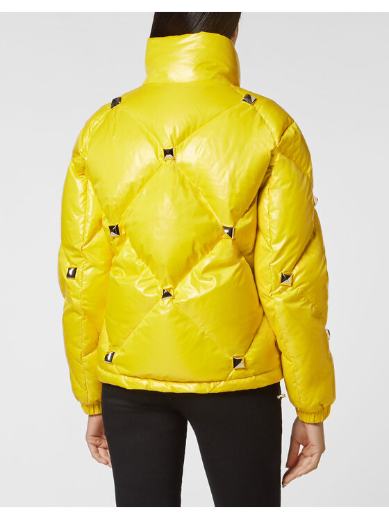 PHILIPP PLEIN PHILIPP PLEIN Vatovaná bunda 13641 Žltá Regular Fit