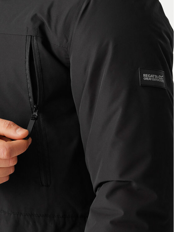 Regatta Regatta Дощовик Larrick RMP397 Чорний Regular Fit