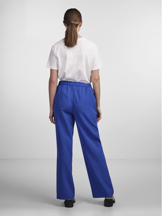 Pieces Pieces Hlače Bossy 17140744 Plava Loose Fit