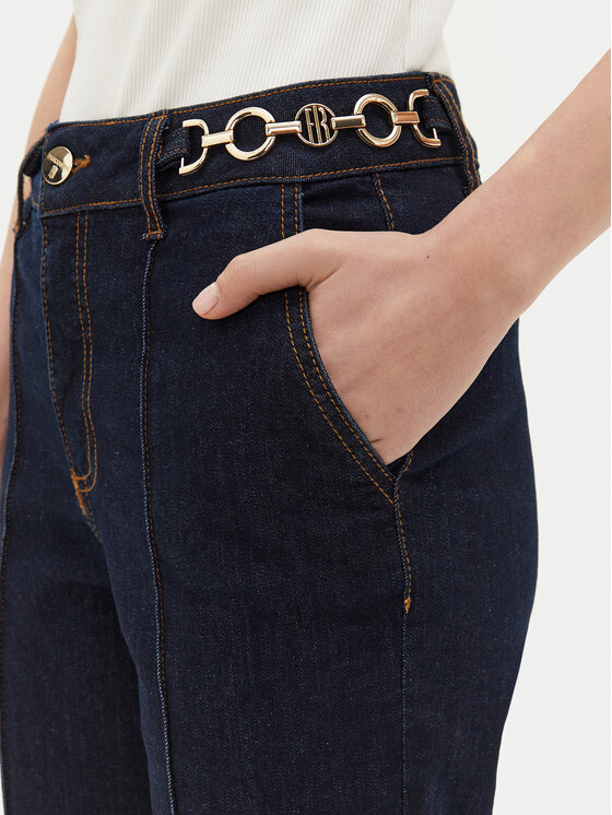 Fracomina Fracomina Jeans hlače FR25SV9009D46093 Mornarsko modra Regular Fit
