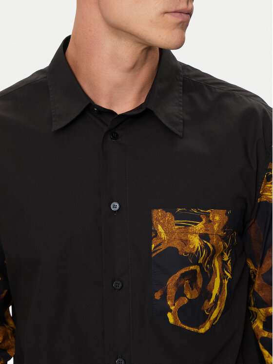 Versace Jeans Couture Versace Jeans Couture Πουκάμισο 76GAL2R2 Μαύρο Regular Fit
