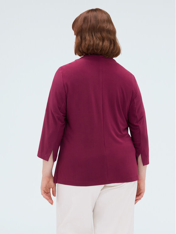 Fiorella Rubino Fiorella Rubino Marynarka R801L000334N036 Bordowy Slim Fit