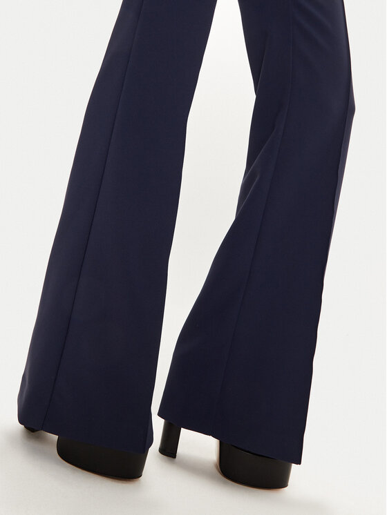 Elisabetta Franchi Elisabetta Franchi Pantaloni di tessuto PA-T35-46E2-V390 Blu scuro Regular Fit