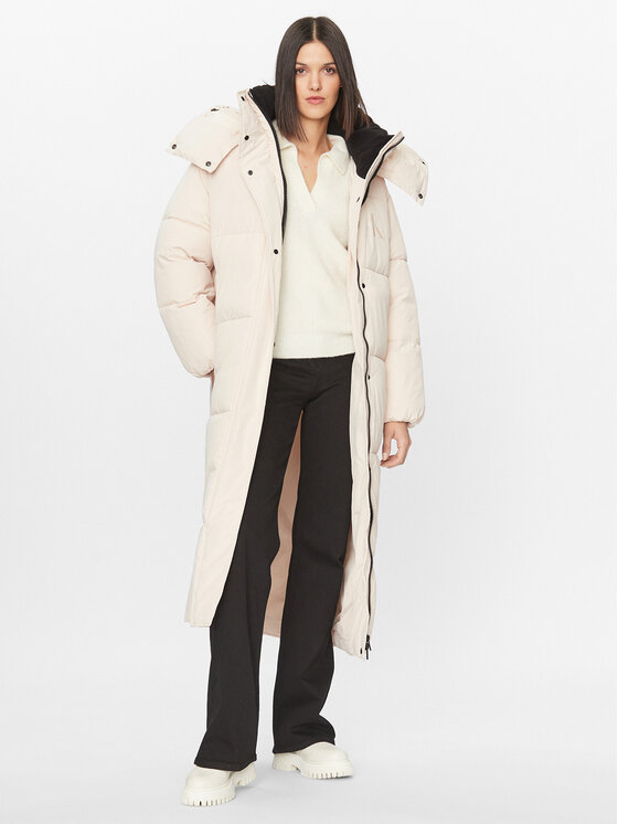Calvin Klein Jeans Calvin Klein Jeans Geacă de iarnă J20J221888 Écru Oversize