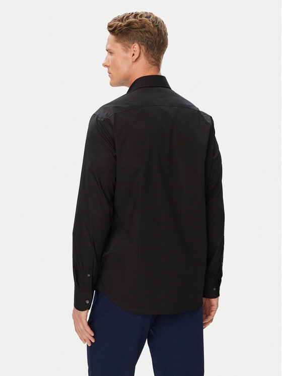 Tommy Hilfiger Tommy Hilfiger Риза MW0MW45307 Черен Regular Fit