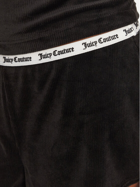 Juicy Couture Juicy Couture Pantaloni scurți pijama Austyn JCLHS125502 Negru Regular Fit