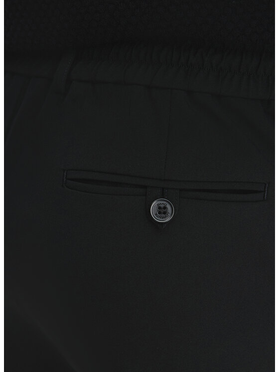 Pako Lorente Pako Lorente Spodnie materiałowe P25WF-WX-008 Czarny Slim Fit