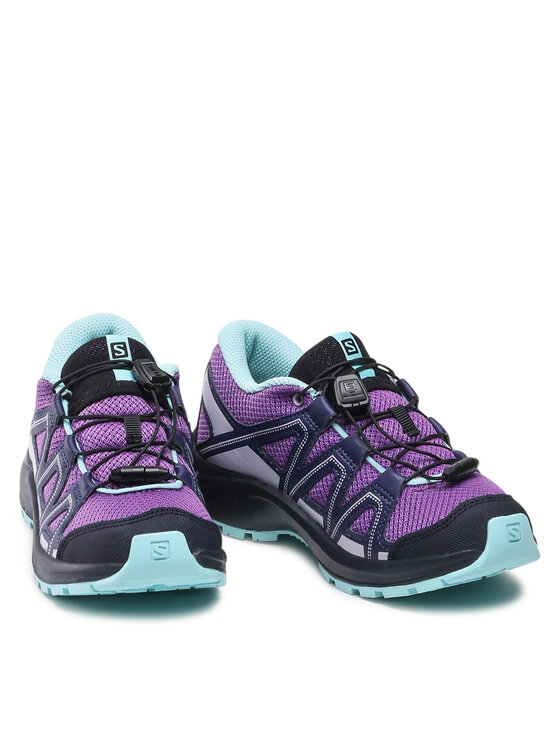 Salomon Trekkingschuhe Kicka J 416799 11 W0 Violett Modivo