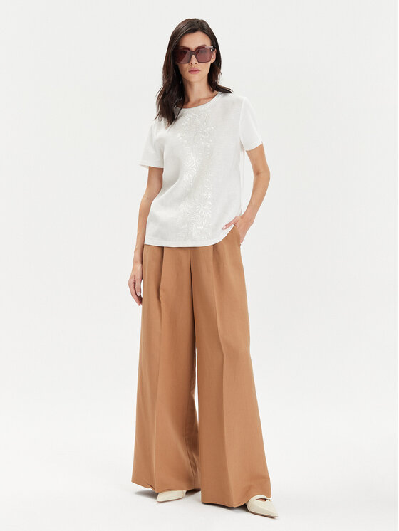 Weekend Max Mara Weekend Max Mara Tričko Magno 2415941072 Biela Regular Fit