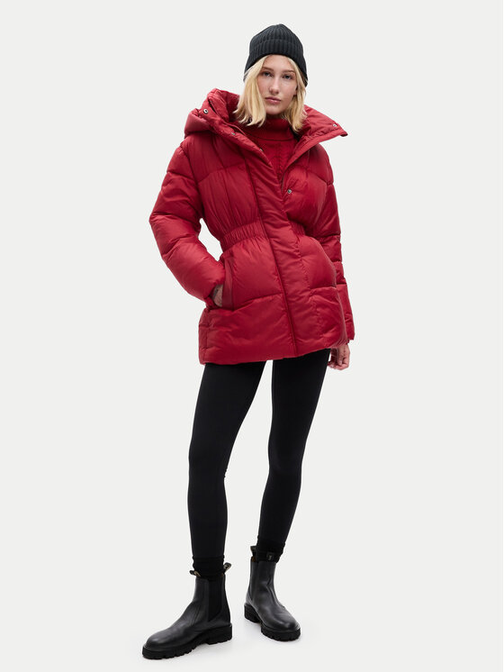 Gap Gap Žieminė striukė 742261 Raudona Relaxed Fit