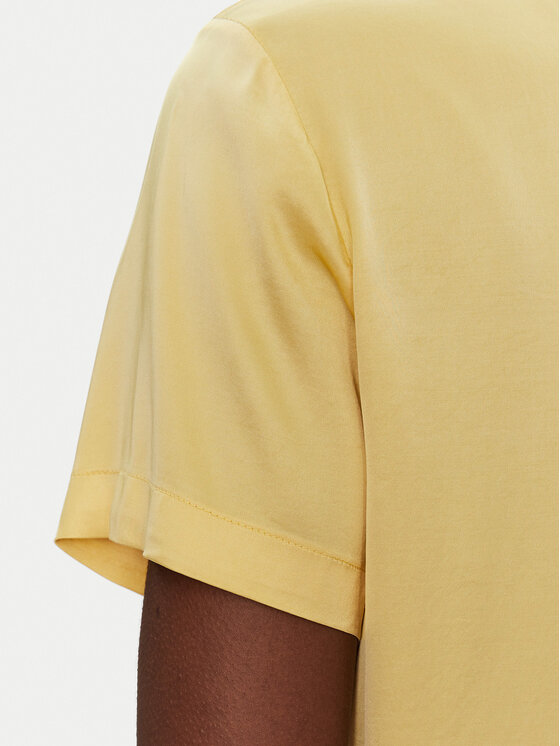 ViCOLO ViCOLO Blūze TD0007 Dzeltens Relaxed Fit