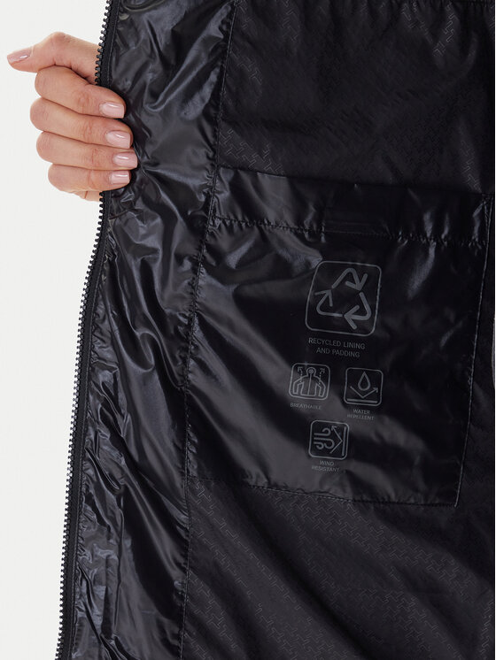 Geox Geox Žieminė striukė Backsie W5628H T3121 F9000 Juoda Regular Fit