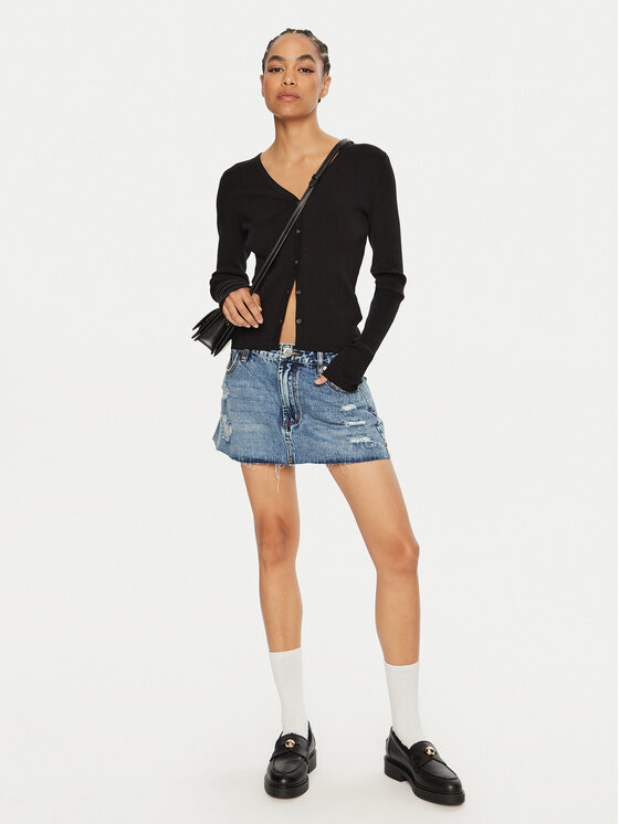 Calvin Klein Jeans Calvin Klein Jeans Кардиган J20J224239 Черен Regular Fit