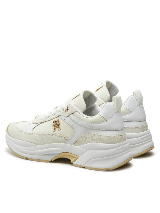 Tommy Hilfiger Tommy Hilfiger Sneakers Th Chunky Feminine Runner FW0FW08616 Écru