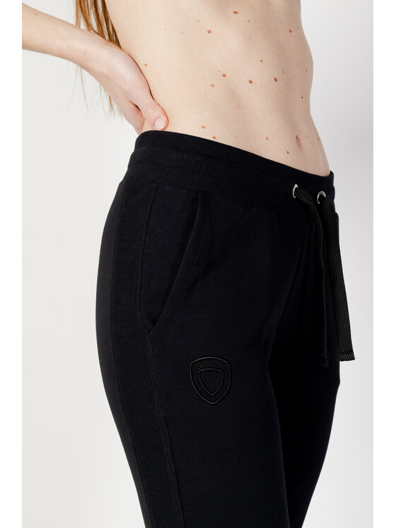 Blauer Blauer Παντελόνι γυναικείο LOGO Μαύρο To Fit