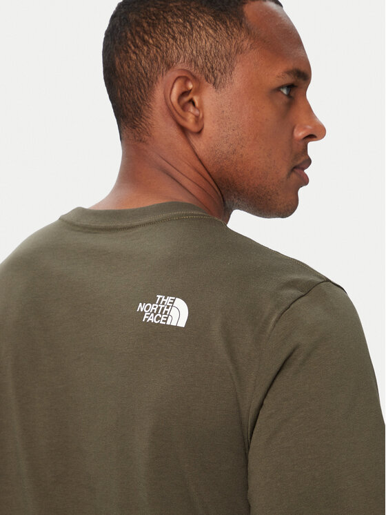 The North Face The North Face T-Shirt Evolution Half Dome NF0A8B6J Zelená Regular Fit