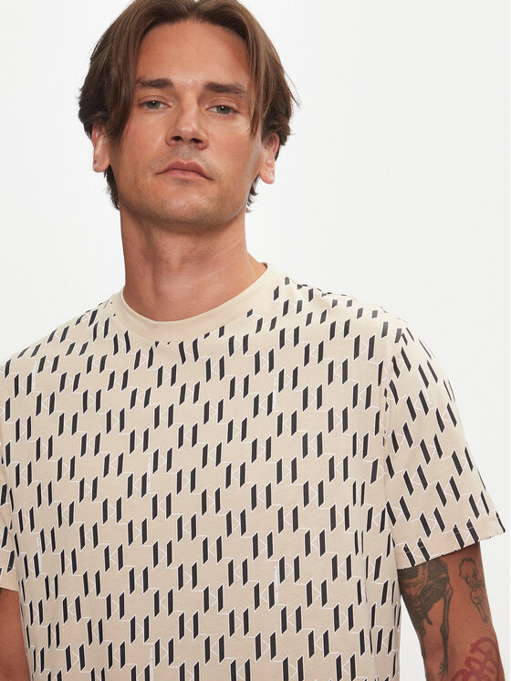 KARL LAGERFELD KARL LAGERFELD Тишърт 755074 544251 Бежов Regular Fit