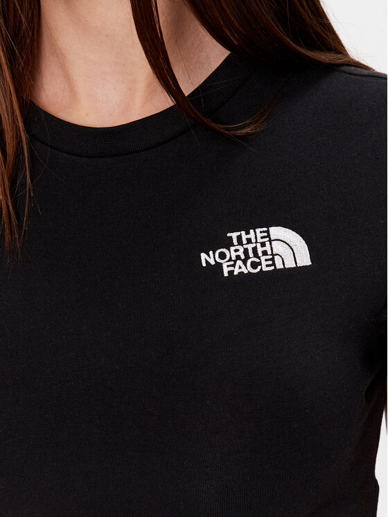 The North Face The North Face T-Shirt NF0A55AO Czarny Cropped Fit
