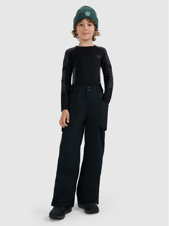 4F 4F Spodnie narciarskie SKI CLASSIC Czarny Regular Fit