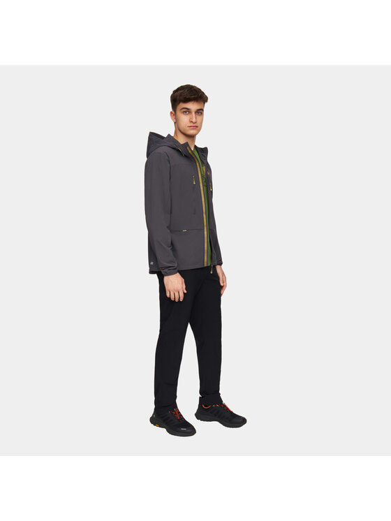 Alpinus Alpinus Kurtka softshell Pourri Szary Slim Fit