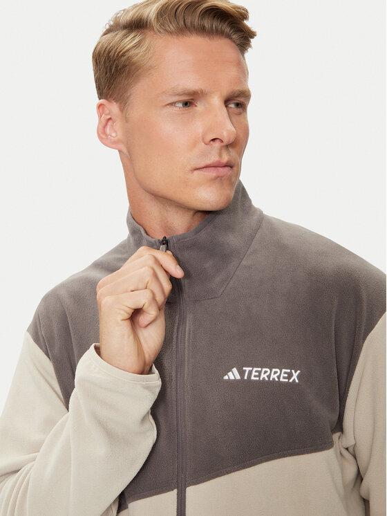 adidas adidas Флісовий реглан Terrex Multi IZ3296 Бежевий Regular Fit