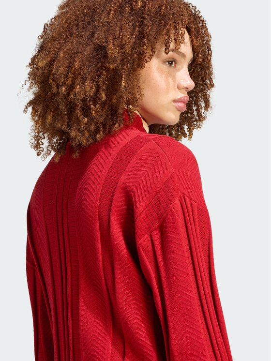 adidas adidas Bluza 165091 Czerwony Loose Fit