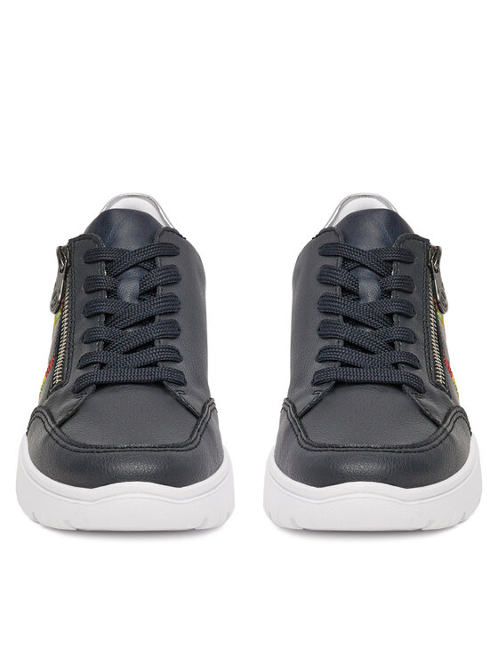 Rieker Rieker Sneakersy N1313-14 Tmavomodrá