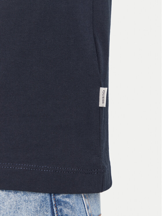 Guess Jeans Guess Jeans T-Shirt M5BI78 K8FQ4 Dunkelblau Regular Fit