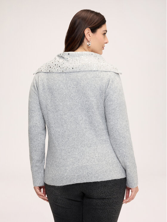 Fiorella Rubino Fiorella Rubino Maglione M472L008748N003 Grigio Regular Fit
