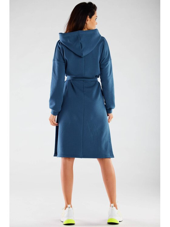 Infinite You Infinite You Vestito di maglia M269 Blu Basic Fit