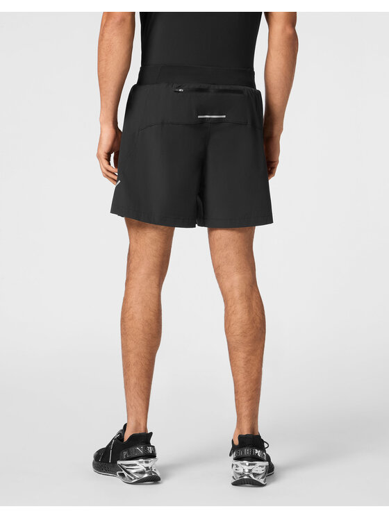 Plein Sport Plein Sport Pantaloncini 22995 Nero Jogger Fit