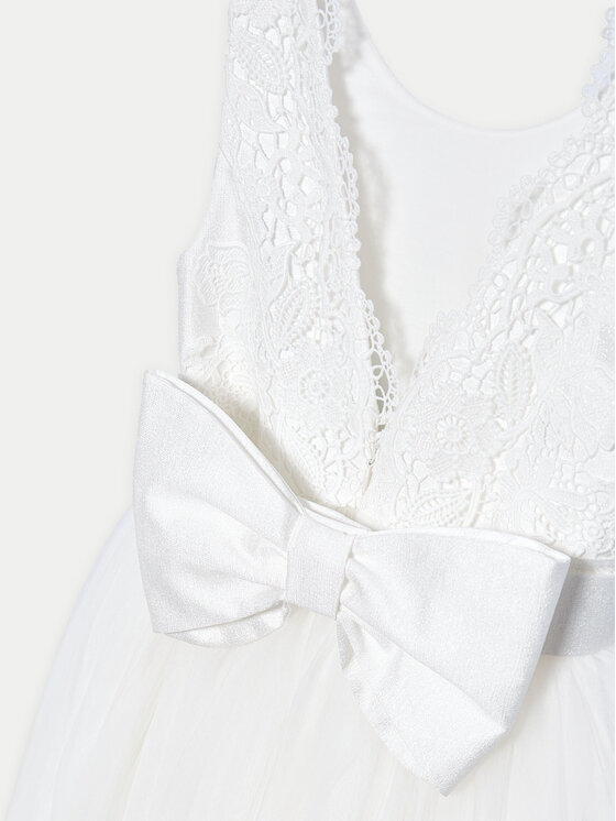 Abel & Lula Abel & Lula Elegantne kleit 5033 Valge Regular Fit
