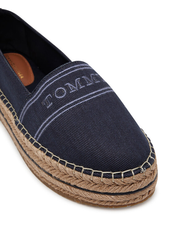 Tommy Hilfiger Tommy Hilfiger Espadrile Denim Platform Espadrille FW0FW08543 Tamnoplava