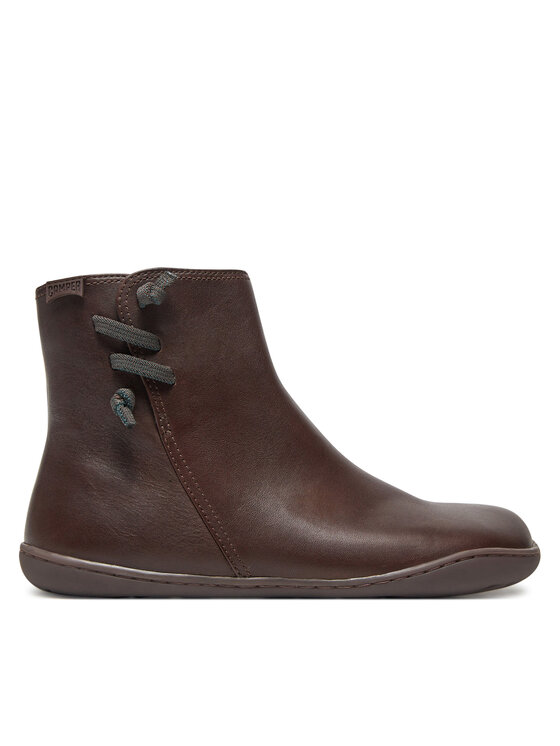 Camper Camper Polokozačky Peu K400676-007 Hnědá