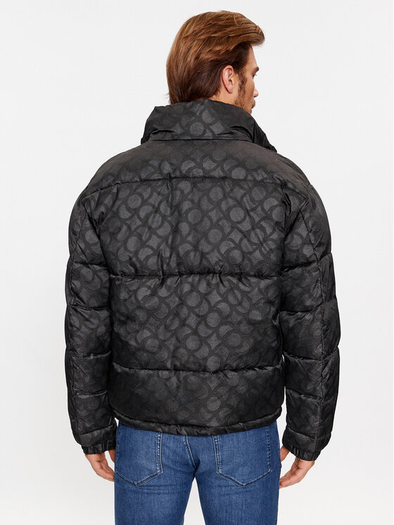 Trussardi Trussardi Žieminė striukė 52S00944 Juoda Regular Fit