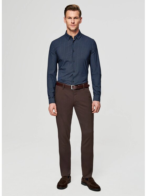 Pako Lorente Pako Lorente Koszula P26SF-1X-061 Granatowy Slim Fit