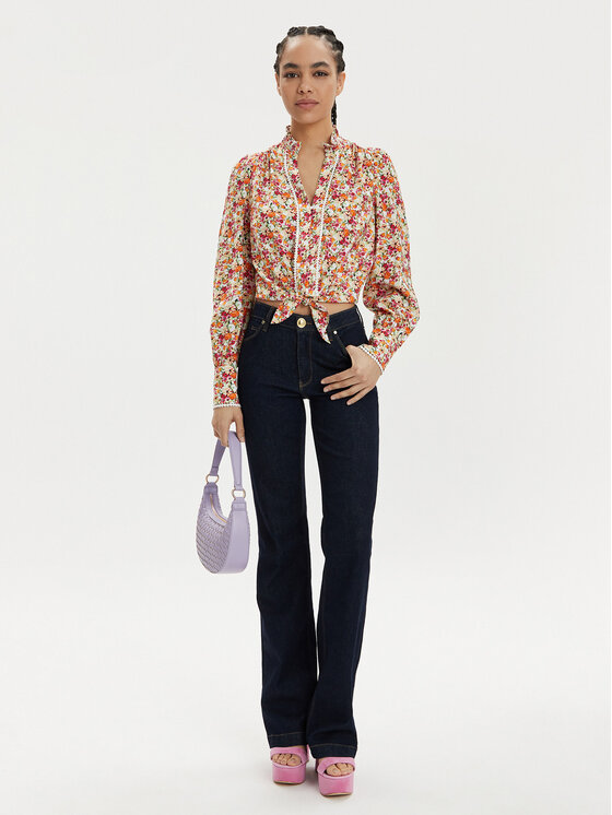 Guess Guess Bluzka W4GH64 WG562 Kolorowy Regular Fit