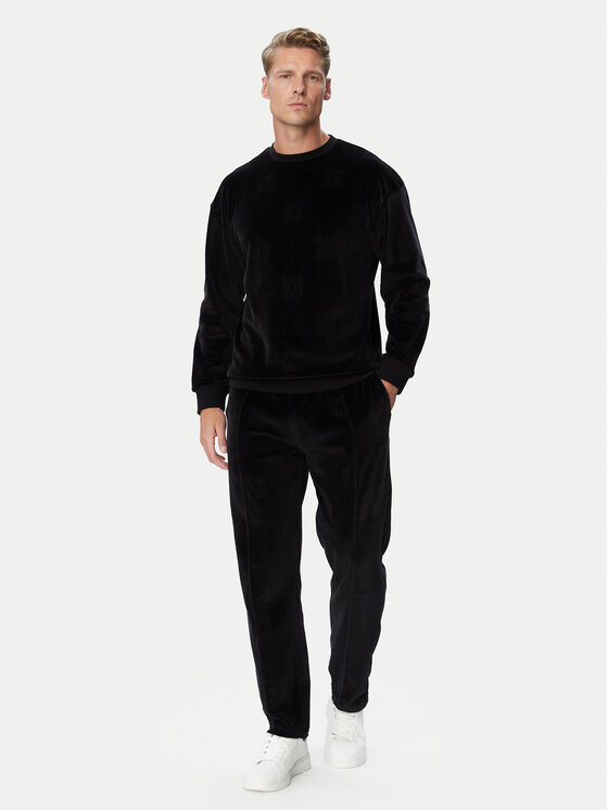 HUGO HUGO Spodnie dresowe Veloro Pants 50571208 Czarny Regular Fit