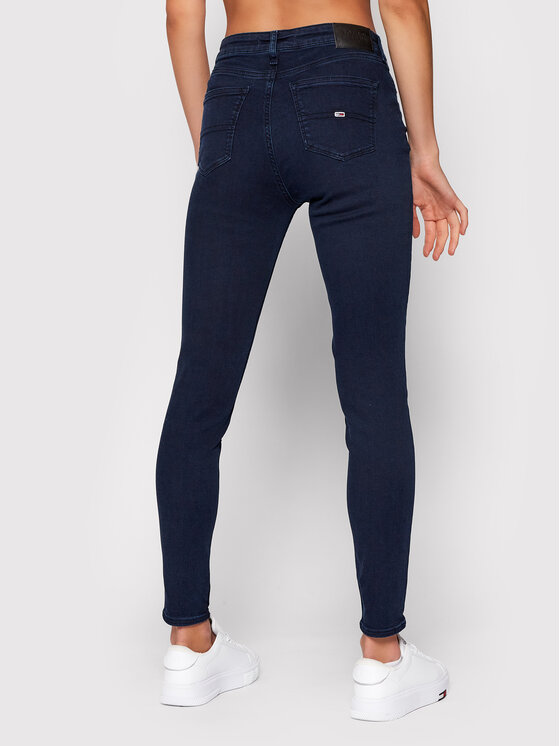 Tommy Jeans Tommy Jeans Traperice Nora DW0DW09209 Tamnoplava Skinny Fit