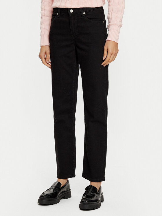 Tommy Hilfiger Tommy Hilfiger Blugi Classic WW0WW45015 Negru Straight Fit